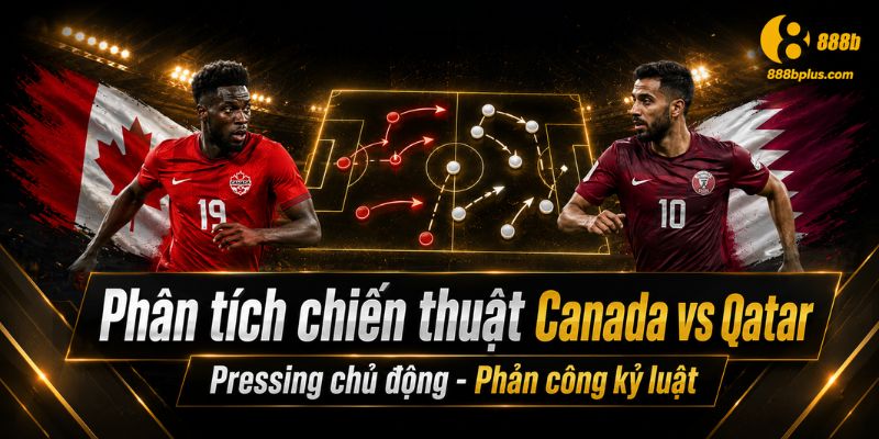 Phân tích chiến thuật Canada vs Qatar